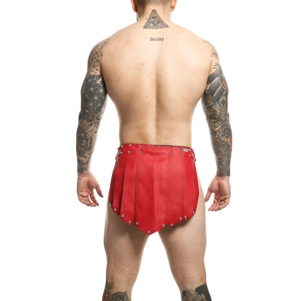MaleBasics DMBL10 DNGEON Men's Red Roman Skirt